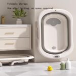 ⁦بانيو استحمام للاطفال قابل للطي مع شاشة تاتش لعرض درجة الحرارة⁩ - الصورة ⁦4⁩