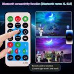 ⁦بروجيكتور جلاكسي بإضاءة النجوم مع سبيكر بلوتوث وريموت للتحكم⁩ - الصورة ⁦5⁩