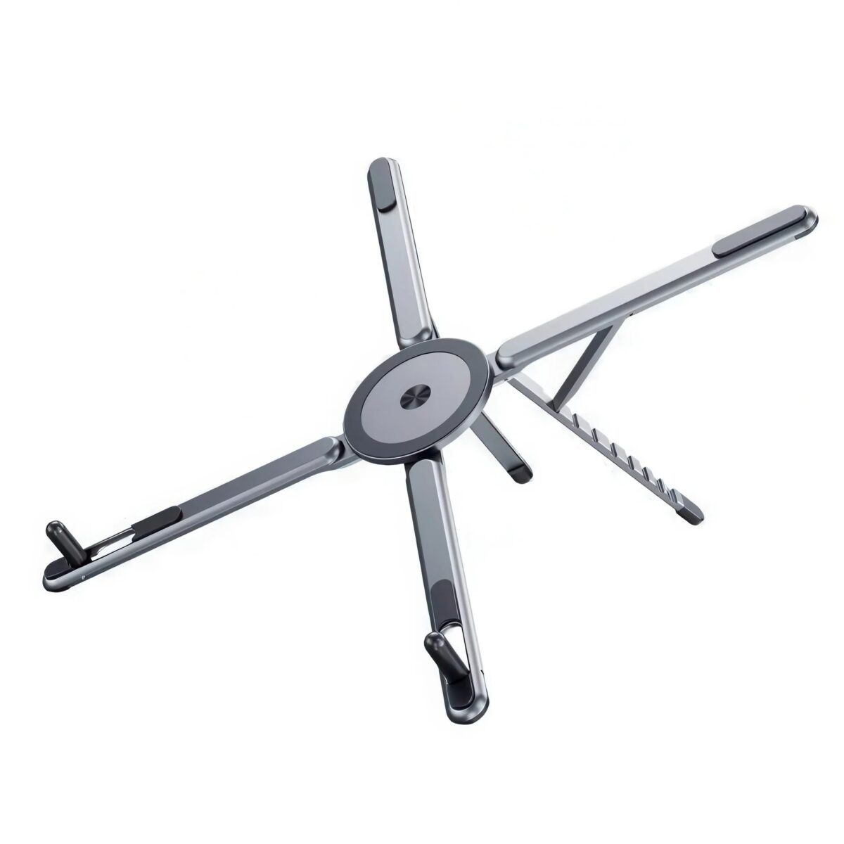 ⁦حامل مغناطيسي معدني قابل للطي والتعديل للموبايل واللابتوب والايباد⁩ - الصورة ⁦4⁩