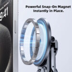 ⁦حامل مغناطيسي معدني قابل للطي والتعديل للموبايل واللابتوب والايباد⁩ - الصورة ⁦8⁩