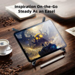 ⁦حامل مغناطيسي معدني قابل للطي والتعديل للموبايل واللابتوب والايباد⁩ - الصورة ⁦11⁩