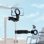 ⁦حامل موبايل مغناطيسي للمكتب قابل للطي والدوران 360 درجة⁩ - الصورة ⁦2⁩