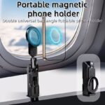 ⁦حامل موبايل مغناطيسي للمكتب قابل للطي والدوران 360 درجة⁩ - الصورة ⁦9⁩