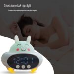 ⁦ساعة ومنبه بتصميم أرنب مع سبيكر بلوتوث بإضاءة ليد 7 ألوان مختلفة⁩ - الصورة ⁦4⁩