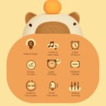 ⁦ساعة ومنبه بتصميم دبدوب مع ضوء ليلي لغرف النوم⁩ - الصورة ⁦5⁩