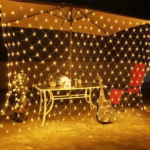 ستارة ليد شبكية باضاءة ورم لتجديد ديكور رمضان ب5 اوضاع تشغيل