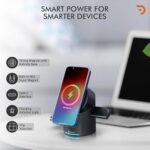 ⁦شاحن وايرليس ماجنتيك تاتش  3 * 1 للموبايل والايربودز وسمارت واتش⁩ - الصورة ⁦8⁩