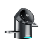 ⁦شاحن وايرليس ماجنتيك تاتش  3 * 1 للموبايل والايربودز وسمارت واتش⁩ - الصورة ⁦6⁩