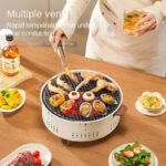 ⁦شواية فحم محمولة متعددة الاستخدامات مناسبة للسفر والتخييم⁩ - الصورة ⁦4⁩