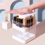 ⁦صندوق منظم للميكاب 12 خانة بتصميم فتح وغلق بالضغط⁩ - الصورة ⁦2⁩