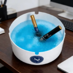 ⁦طفاية سجائر مزدة بجل لامتصاص الرماد وإزالة الروائح للاستخدام مرة واحدة 25 قطعة⁩ - الصورة ⁦3⁩