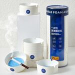 ⁦طفاية سجائر مزدة بجل لامتصاص الرماد وإزالة الروائح للاستخدام مرة واحدة 25 قطعة⁩ - الصورة ⁦7⁩