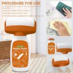 ⁦فرشاه رول دهان 500 جرام  لإصلاح دهان الحوائط والسيراميك والبورسلين⁩ - الصورة ⁦10⁩