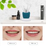 ⁦فرشة اسنان وتربروف كهربائية من السيليكون لتنظيف الاسنان⁩ - الصورة ⁦6⁩