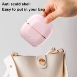 ⁦فرشة ميني لفرد وتصفيف الشعر ب 3 مستويات حرارة بيو اس بي للشحن⁩ - الصورة ⁦2⁩