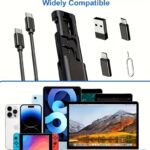 ⁦كابل شاحن 5 في 1 للشحن ونقل البيانات 60 واط⁩ - الصورة ⁦9⁩