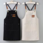 ⁦مريلة مطبخ وتربروف لحماية الملابس من المياه والزيوت بجيب للموبيل⁩ - الصورة ⁦4⁩