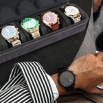 ⁦منظم ساعات محمول بـ 5 خانات قابلة للفصل للسفر والتخزين⁩ - الصورة ⁦2⁩