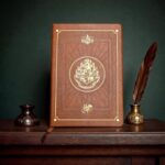 ⁦نوت بوك هاري بوتر بتصميم غلاف جلد أنيق⁩ - الصورة ⁦6⁩