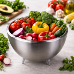 ⁦بولة استانلس ستيل تركي عميقة للسلطة ب 3 أرجل مقاس 25 سم⁩ - الصورة ⁦5⁩