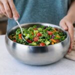 ⁦بولة استانلس ستيل تركي عميقة للسلطة مقاس 28 سم⁩ - الصورة ⁦5⁩