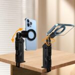 ⁦حامل موبايل مغناطيسي للمكتب قابل للطي والدوران 360 درجة⁩ - الصورة ⁦8⁩