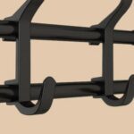 ⁦ستاند لتنظيم الملابس مع هوك جانبي لتعليق الشنط والاسكارف و 2 درج لتنظيم الاحذية⁩ - الصورة ⁦6⁩