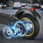 ⁦سكوتر كهربائي للتنقل السريع بشاشة ديجيتال للتحكم الكامل أثناء القيادة⁩ - الصورة ⁦5⁩