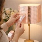 ⁦شريط زجاجي لاصق لتزيين الحوائط والمرايات بالوان مختلفة _ المقاس متر⁩ - الصورة ⁦4⁩