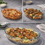 ⁦طاجن زجاج بايركس بيضاوي  - مقاس 26 سم⁩ - الصورة ⁦4⁩