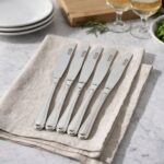 ⁦طقم سكاكين عشاء 12 قطعة استانلس ستيل تركي باللون الفضي⁩ - الصورة ⁦2⁩