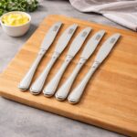 طقم سكاكين عشاء 12 قطعة استانلس ستيل تركي باللون الفضي