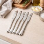 ⁦طقم سكاكين عشاء 12 قطعة استانلس ستيل تركي باللون الفضي⁩ - الصورة ⁦3⁩