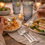 ⁦طقم شوك استانلس ستيل تركي للعشاء 12 قطعة باللون الفضي⁩ - الصورة ⁦3⁩