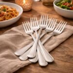 ⁦طقم شوك استانلس ستيل تركي للعشاء 12 قطعة باللون الفضي⁩ - الصورة ⁦5⁩