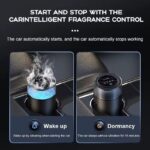 ⁦فواحة سيارة تاتش بالوان مختلفة مع يو اس بي للشحن⁩ - الصورة ⁦7⁩