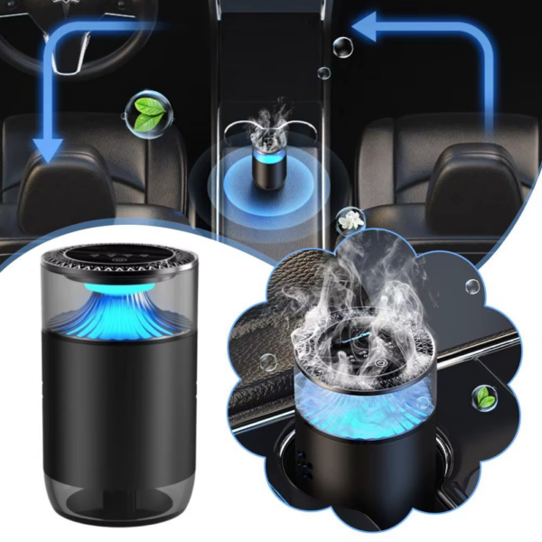 فواحة سيارة تاتش بالوان مختلفة مع يو اس بي للشحن