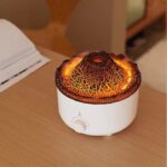 ⁦فواحة مضيئة علي شكل بركان بخزان 560 ملي لتعطير وترطيب المنزل⁩ - الصورة ⁦11⁩