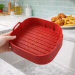 ⁦قالب سيليكون لتسخين الطعام داخل ا الايرفراير قابل لاعادة الاستخدام⁩ - الصورة ⁦3⁩