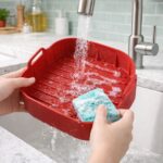 ⁦قالب سيليكون لتسخين الطعام داخل ا الايرفراير قابل لاعادة الاستخدام⁩ - الصورة ⁦2⁩