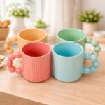 ⁦مج بورسلين بيد على شكل بابلز لشرب الهوت شوكليت 300 ملي⁩ - الصورة ⁦3⁩