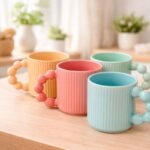 ⁦مج بورسلين بيد على شكل بابلز لشرب الهوت شوكليت 300 ملي⁩ - الصورة ⁦5⁩