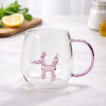 ⁦مج زجاج ثري دي  400 ملي مناسب لشرب العصائر والاتية⁩ - الصورة ⁦2⁩