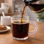 ⁦مج زجاج شفاف بيد جليتر 450 ملي لشرب وتقديم المشروبات بشكل شيك⁩ - الصورة ⁦4⁩