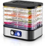 ⁦مجفف طعام كهربائي للفواكة والخضروات بــ 5  صواني قابلة للازالة 240 وات⁩ - الصورة ⁦3⁩