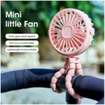 ⁦مروحة ثلاثيه الأرجل 3 سرعات قابلة لإعادة الشحن وآمنة للأطفال⁩ - الصورة ⁦4⁩