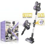 مكنسة بخار لاسلكية بسرعتين للشفط ورأس قابلة للفصل بقدرة 200 واط