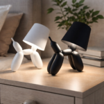 ⁦اباجورة تاتش علي شكل كلب لطيف ب 3 الوان مختلفة قابلة لاعادة الشحن بيو اس بي⁩ - الصورة ⁦3⁩