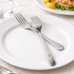 ⁦طقم شوك استانلس ستيل تركي 12 قطعة باللون الفضي⁩ - الصورة ⁦4⁩