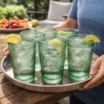 ⁦طقم كوبايات زجاج مزخرف 6 قطع بسعة 385 ملي⁩ - الصورة ⁦10⁩